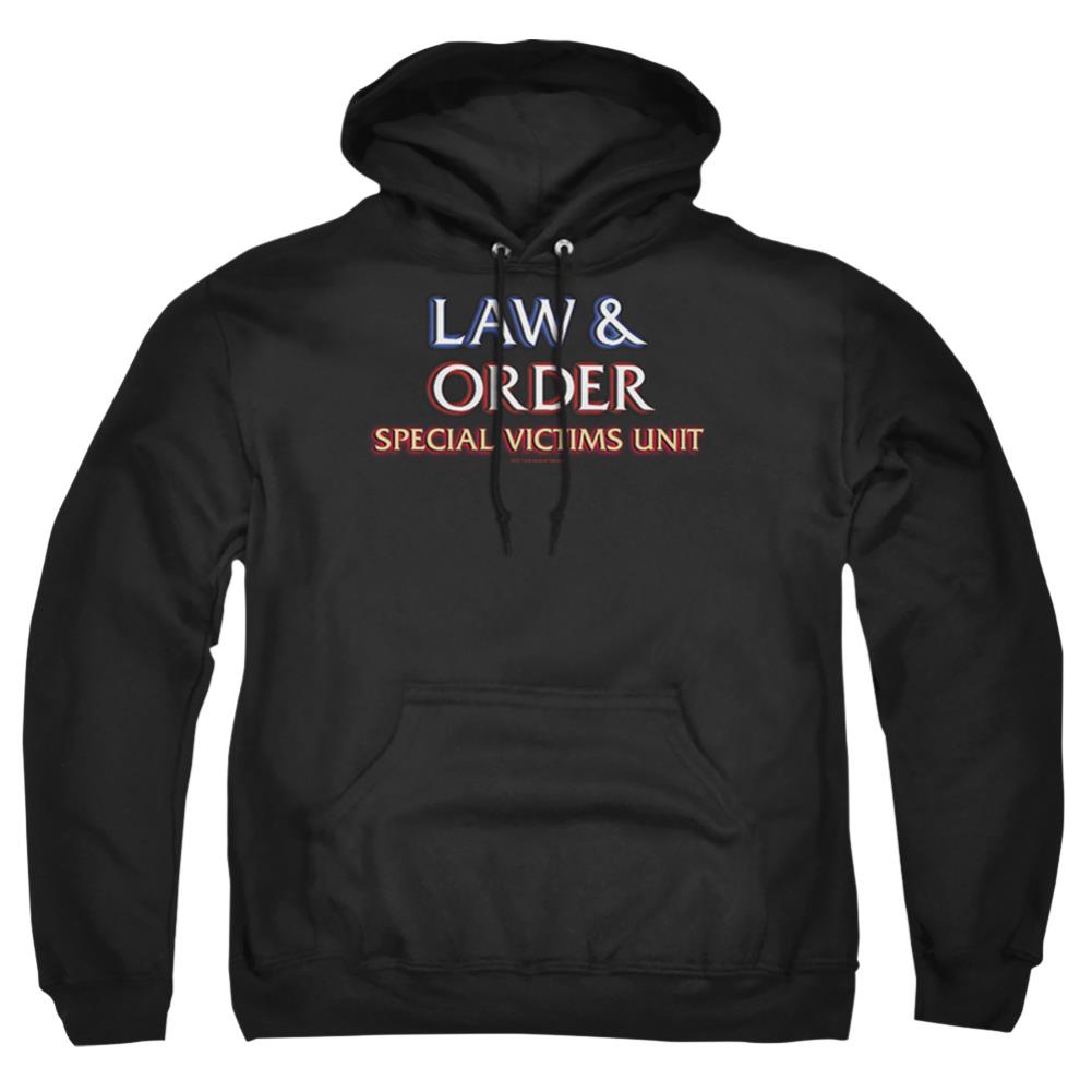 Law And Order SVU Logo Men's Pull-Over 75 25 Poly Hoodie