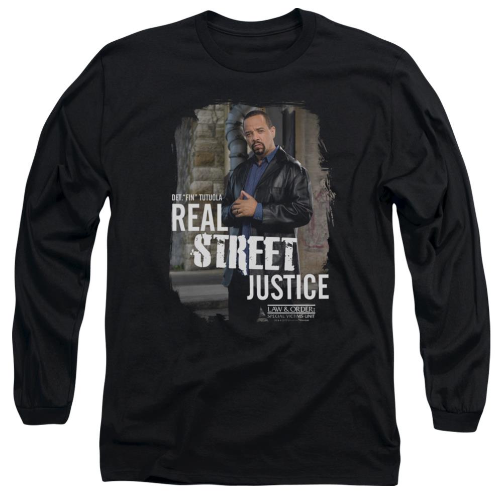 Law And Order SVU Street Justice Men's 18/1 Cotton Long-Sleeve T-Shirt
