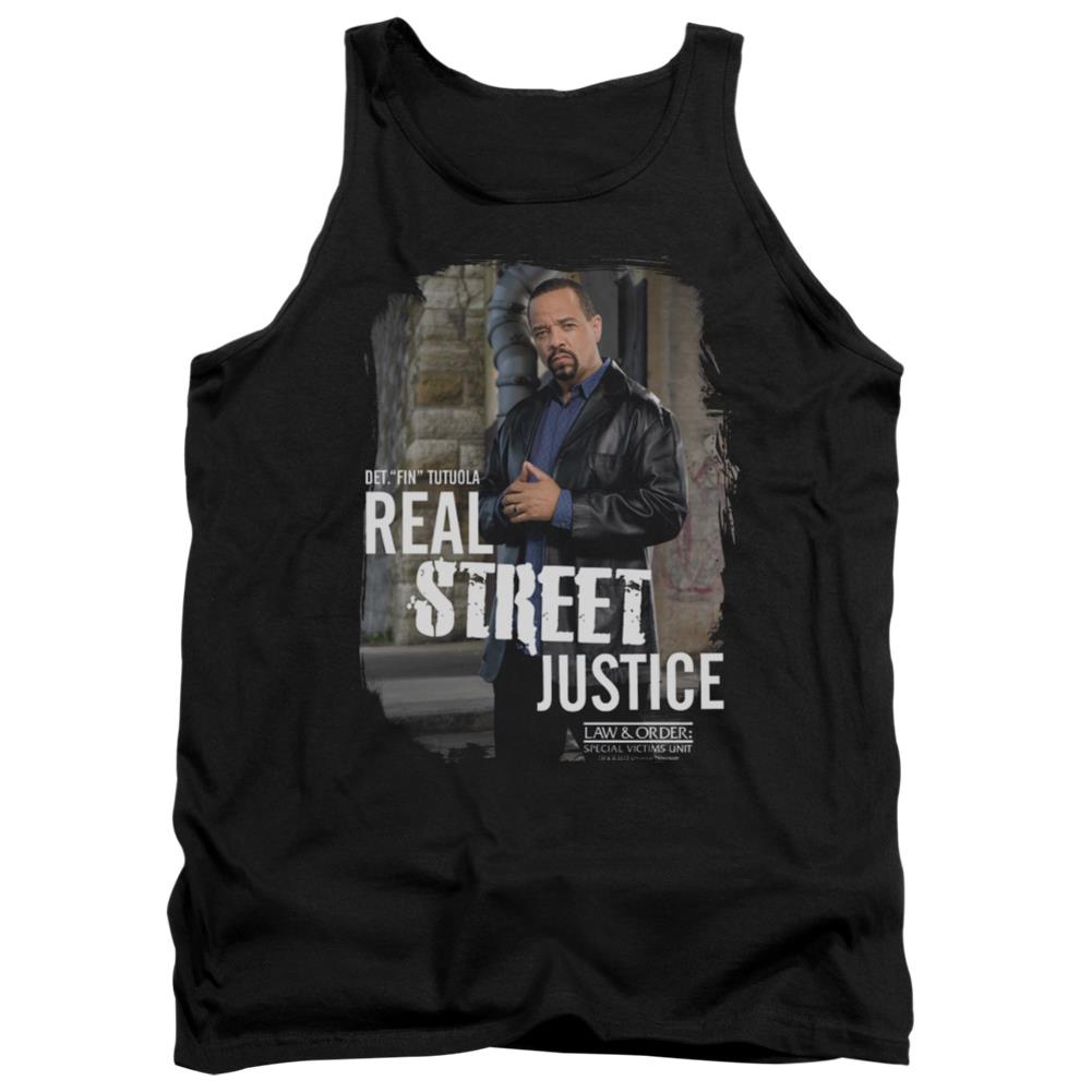 Law And Order SVU Street Justice Men's 18/1 Cotton Tank Top