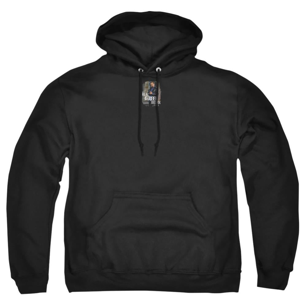Law And Order SVU Street Justice Men's Pull-Over 75 25 Poly Hoodie