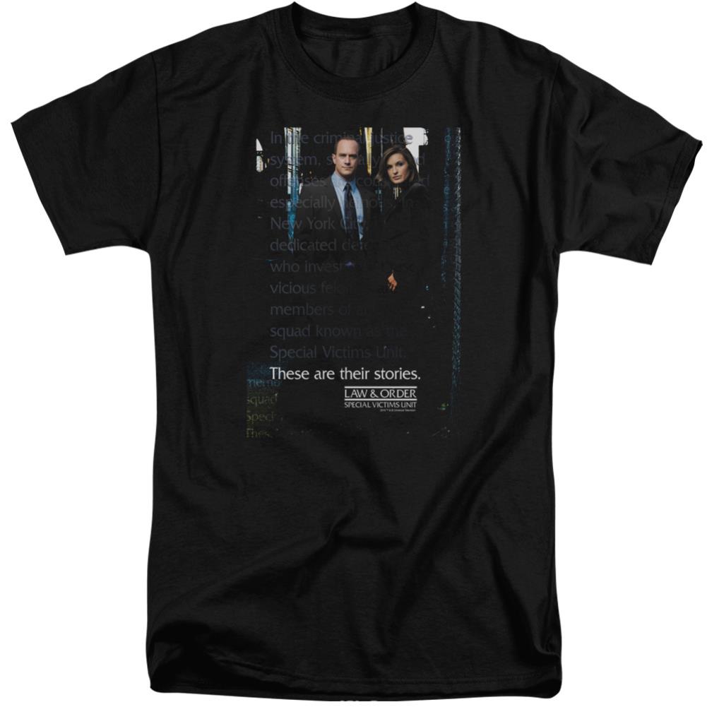 Law And Order SVU SVU Men's 18/1 Tall Cotton Short-Sleeve T-Shirt