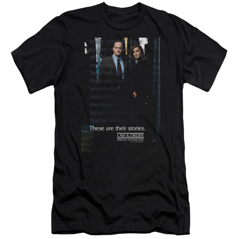 Law And Order SVU SVU Men's Ultra-Soft 30/1 Cotton Slim Short-Sleeve T-Shirt