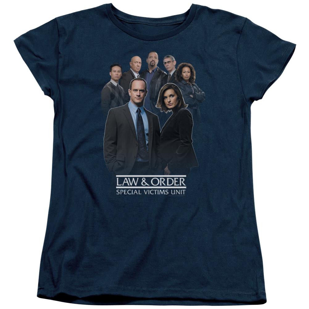 Law And Order SVU Team Women's 18/1 Cotton Short-Sleeve T-Shirt