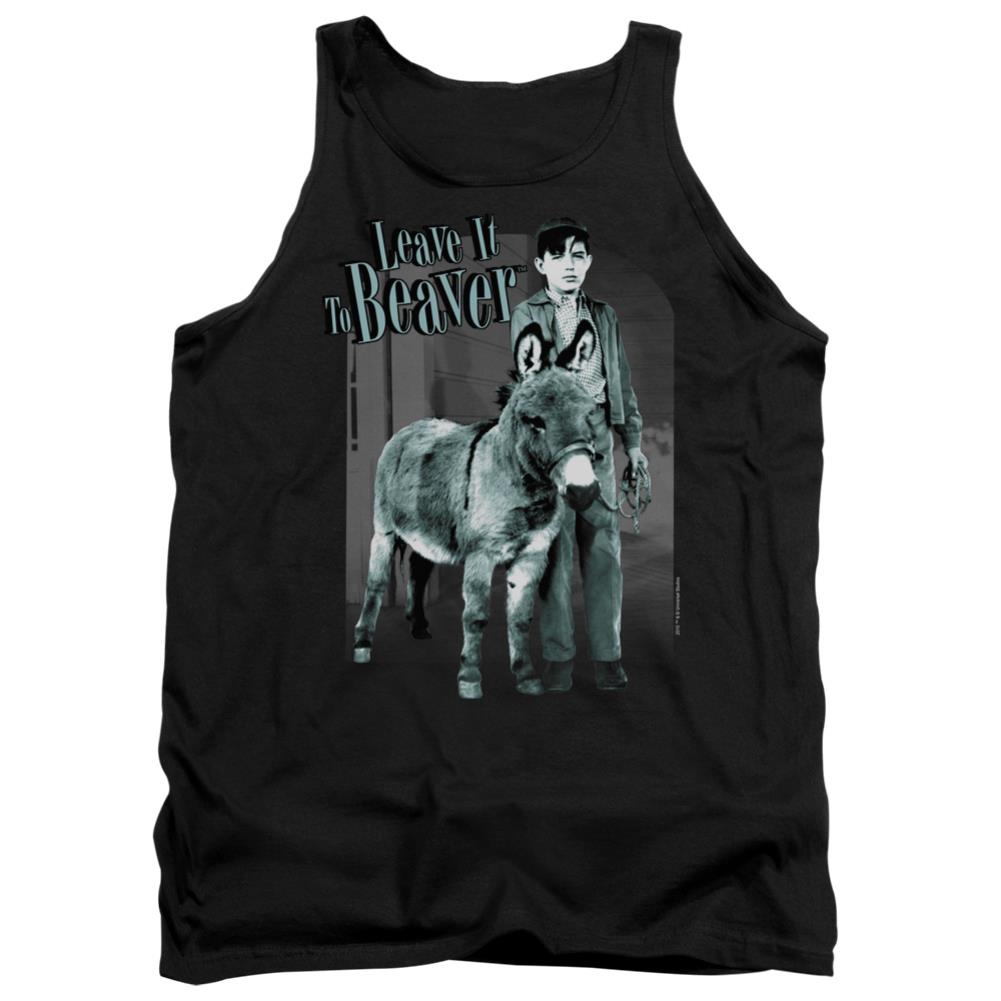 Leave It To Beaver Up To Something Men's 18/1 Cotton Tank Top