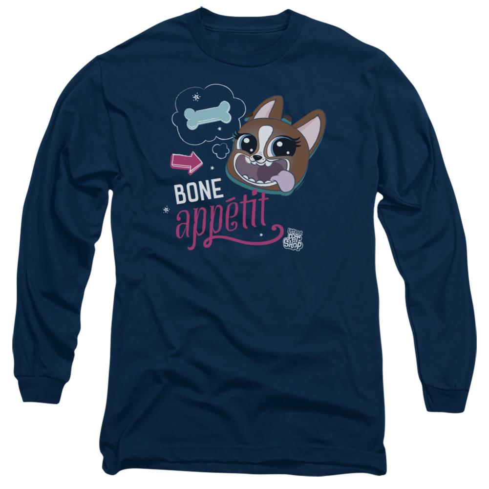 Littlest Pet Shop Bone Appetit Men's 18/1 Cotton Long-Sleeve T-Shirt