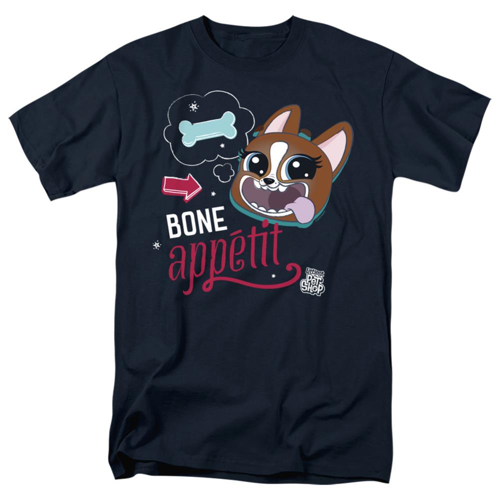 Littlest Pet Shop Bone Appetit Men's 18/1 Cotton Short-Sleeve T-Shirt