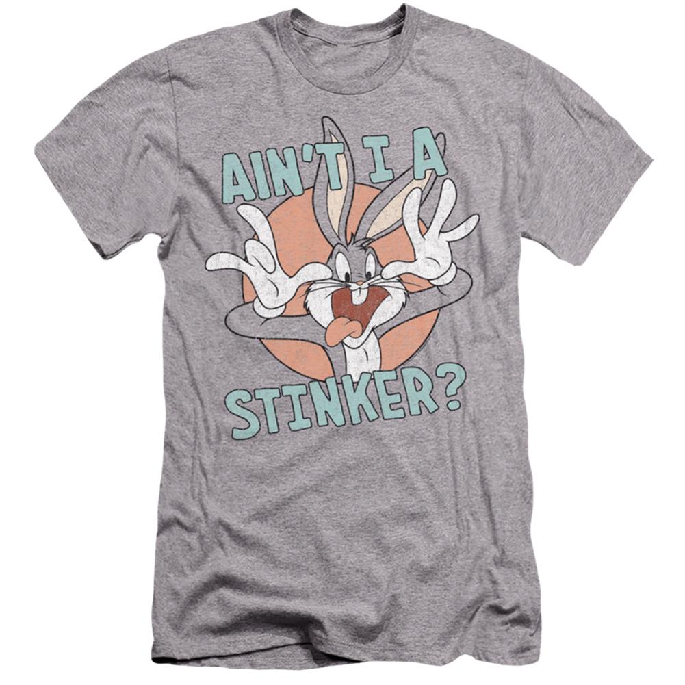 Looney Tunes Ain't I A Stinker Men's Ultra-Soft 30/1 Cotton Slim Short-Sleeve T-Shirt