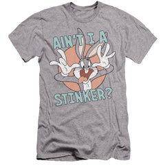 Looney Tunes Ain't I A Stinker Men's Ultra-Soft 30/1 Cotton Slim Short-Sleeve T-Shirt