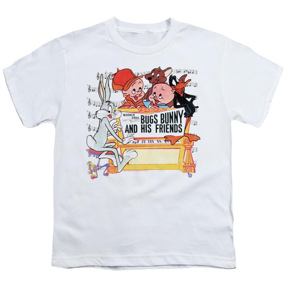 Looney Tunes Bugs And Friends Youth 18/1 100% Cotton Short-Sleeve T-Shirt