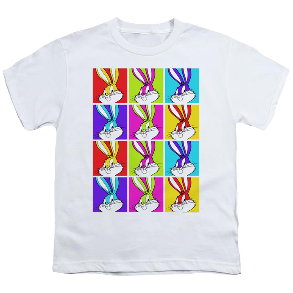 Looney Tunes Bugs Tiles Youth 18/1 100% Cotton Short-Sleeve T-Shirt