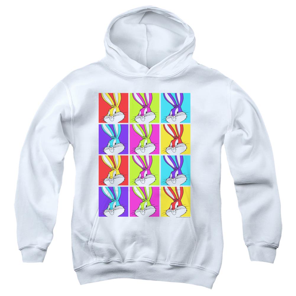 Looney Tunes Bugs Tiles Youth Cotton Poly Pull-Over Hoodie