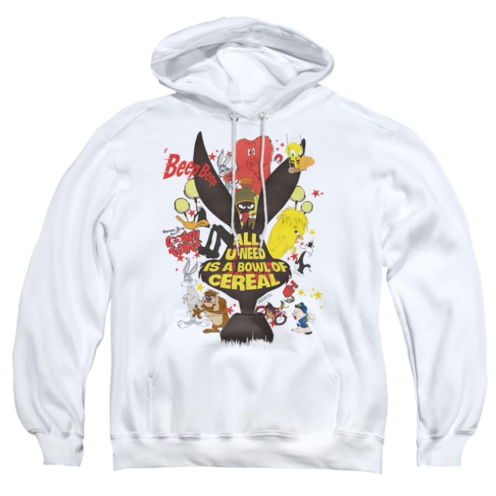 Looney Tunes Cereal Men's Pull-Over 75 25 Poly Hoodie