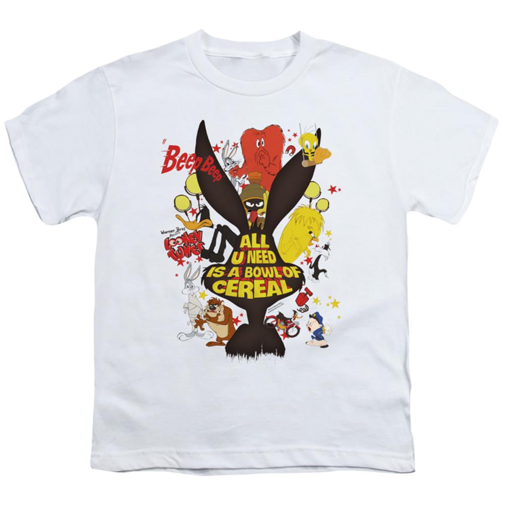 Looney Tunes Cereal Youth 18/1 100% Cotton Short-Sleeve T-Shirt