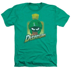 Looney Tunes Disintegrate Men's 30/1 Heather 60 40 Poly Short-Sleeve T-Shirt