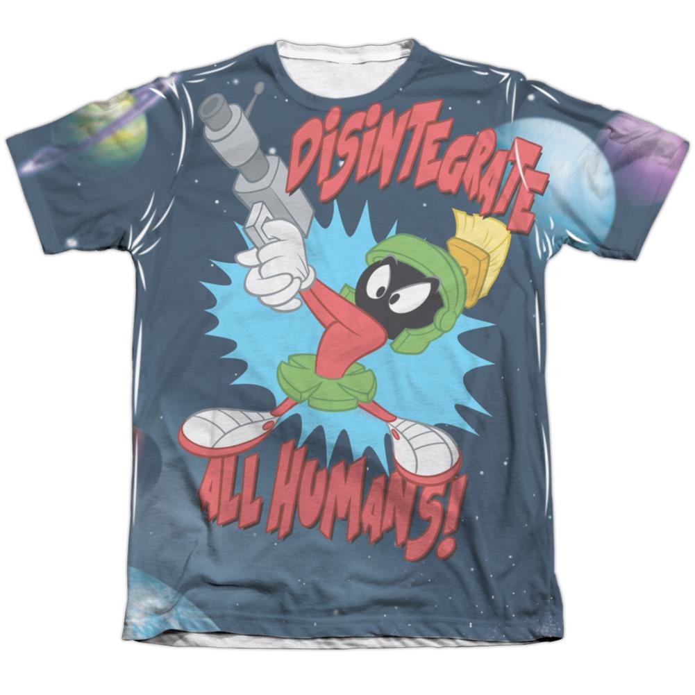 Looney Tunes Disintegrate Men's Regular Fit Poly Cotton Short-Sleeve T-Shirt