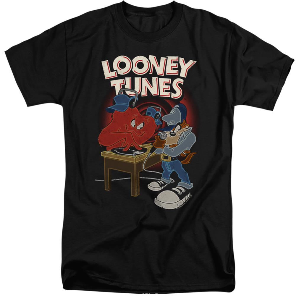 Looney Tunes DJ Looney Tunes Men's 18/1 Tall Cotton Short-Sleeve T-Shirt