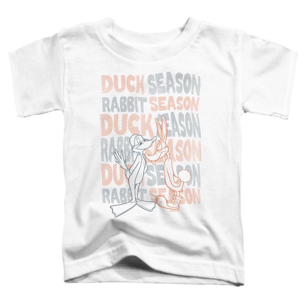 Looney Tunes Duck Season Rabbit Season Toddler 18/1 Cotton Short-Sleeve T-Shirt