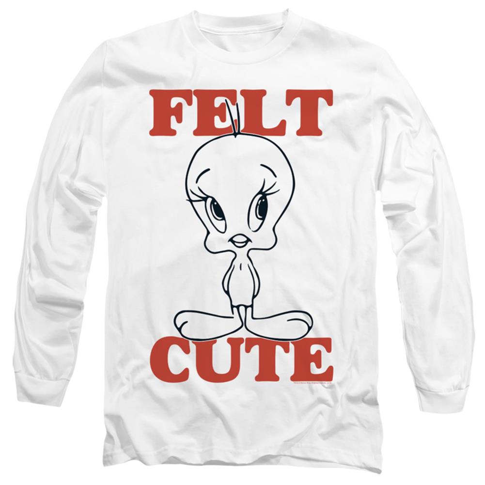 Looney Tunes Felt Cute Men's 18/1 Cotton Long-Sleeve T-Shirt