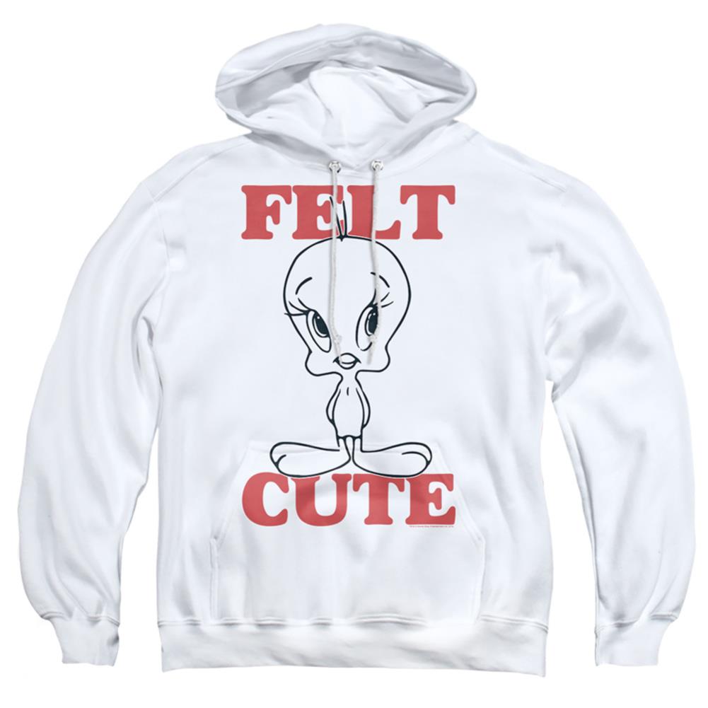 Looney Tunes Felt Cute Men's Pull-Over 75 25 Poly Hoodie