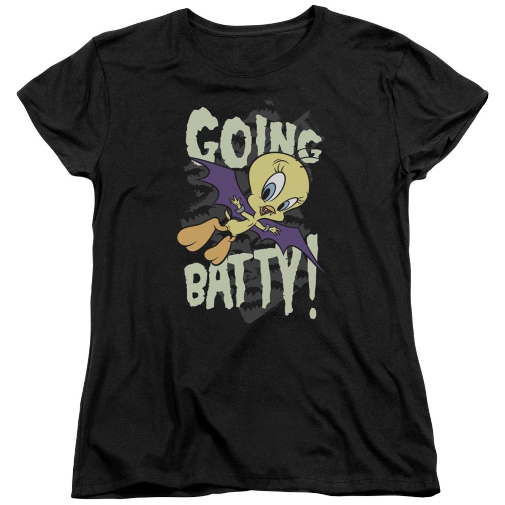 Looney Tunes Going Batty Women's 18/1 Cotton Short-Sleeve T-Shirt