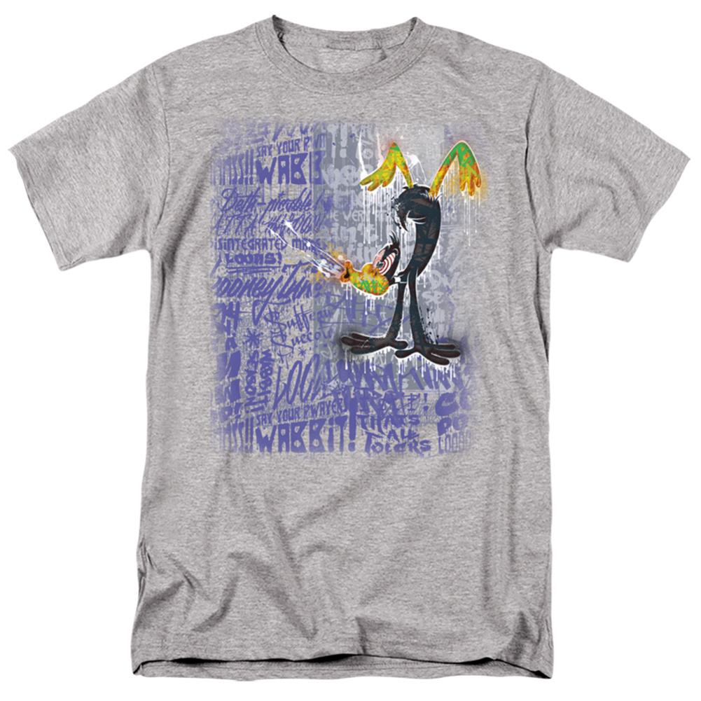 Looney Tunes Graffiti Duck Men's 18/1 Cotton Short-Sleeve T-Shirt