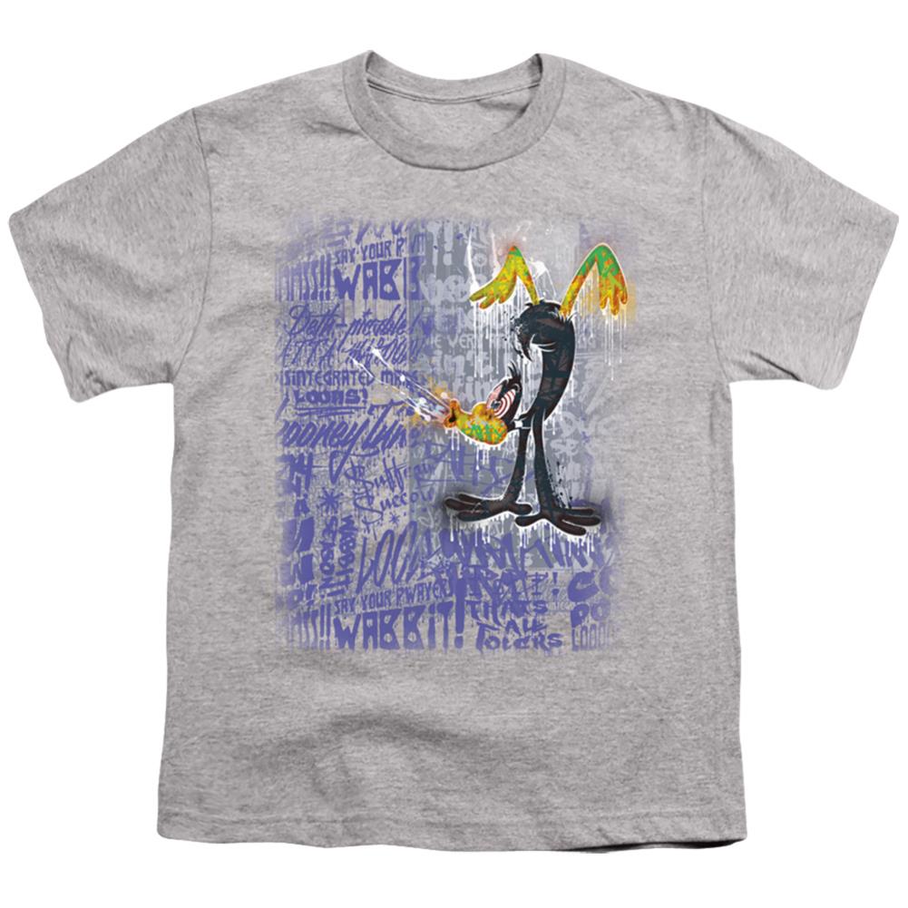 Looney Tunes Graffiti Duck Youth 18/1 100% Cotton Short-Sleeve T-Shirt