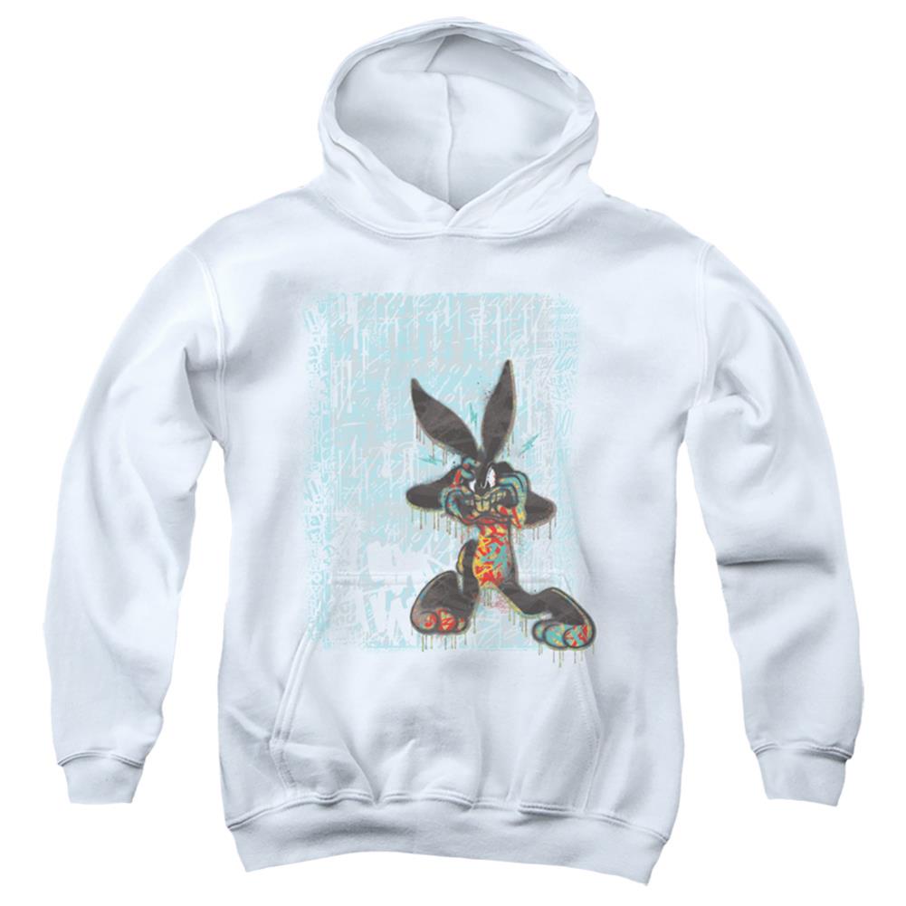 Looney Tunes Graffiti Rabbit Youth Cotton Poly Pull-Over Hoodie