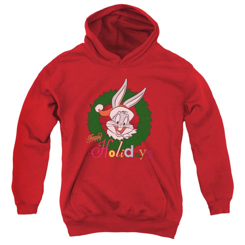 Looney Tunes Holiday Bunny Youth Cotton Poly Pull-Over Hoodie