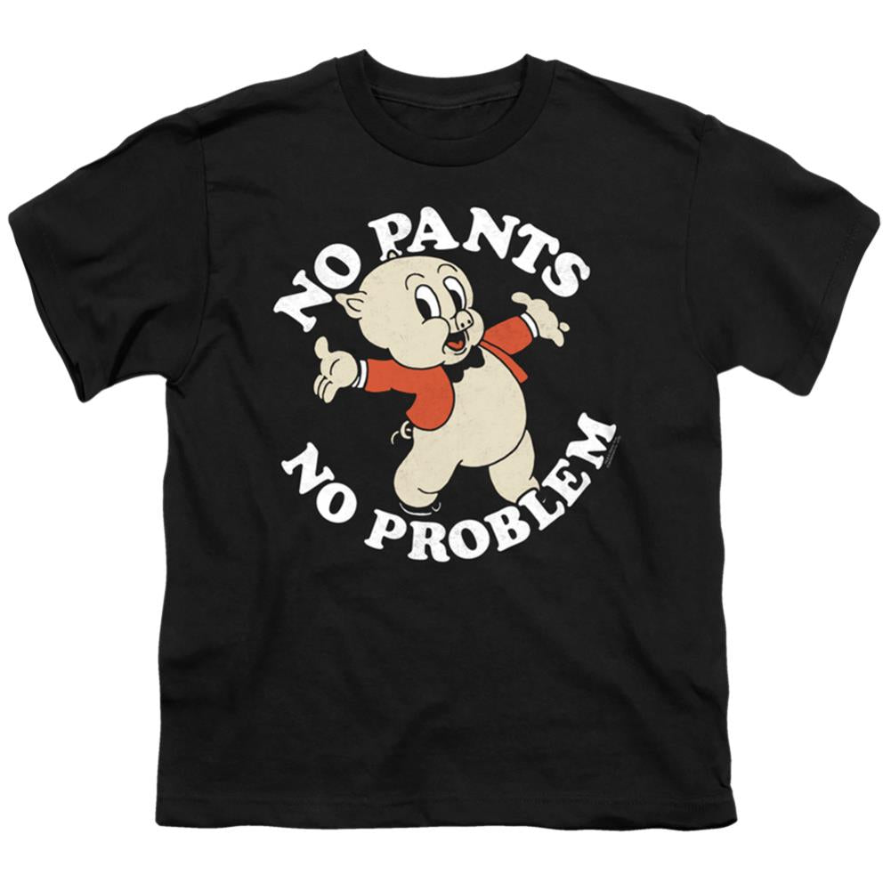 Looney Tunes No Pants Youth 18/1 100% Cotton Short-Sleeve T-Shirt