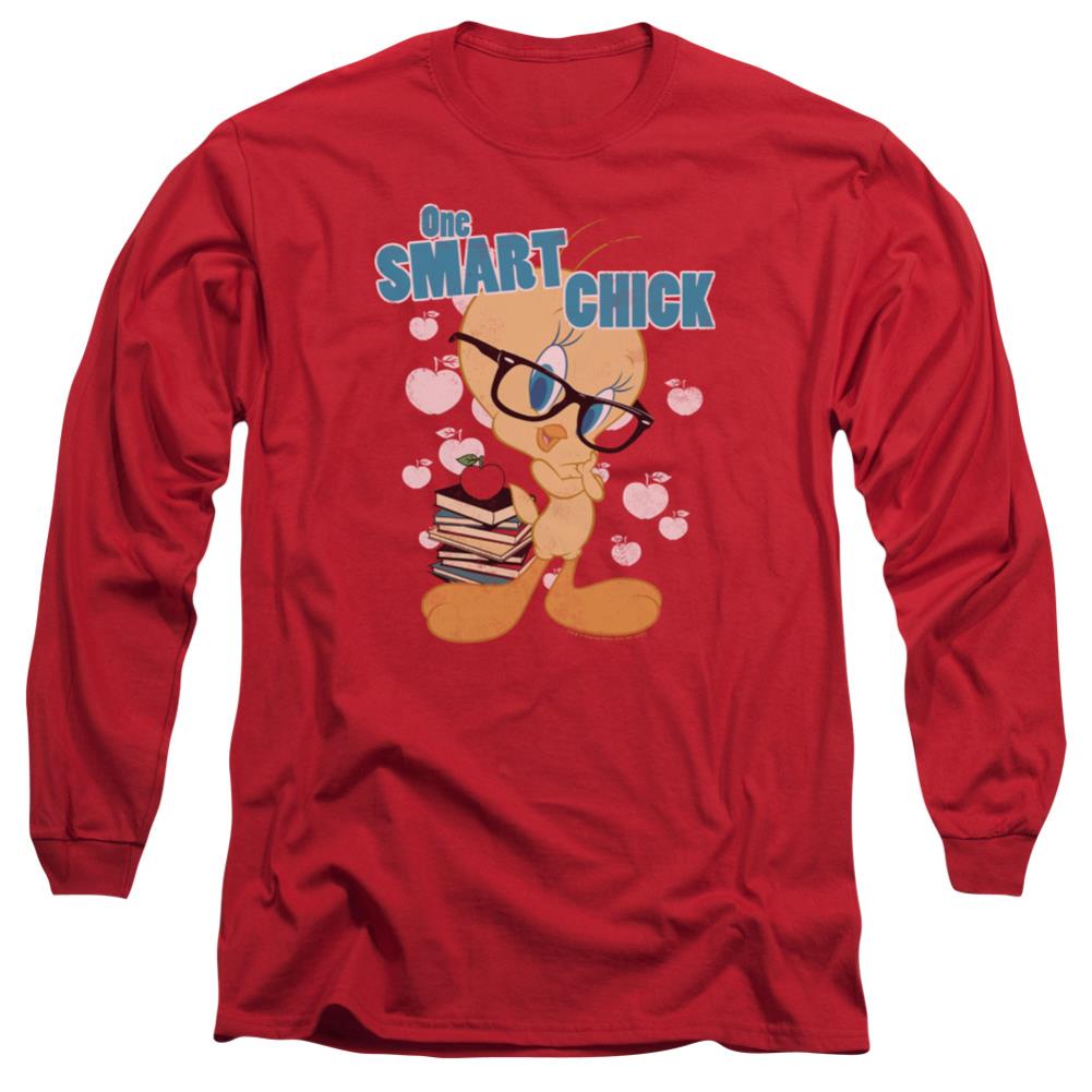 Looney Tunes One Smart Chick Men's 18/1 Cotton Long-Sleeve T-Shirt