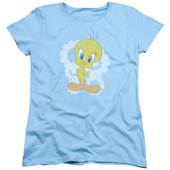 Looney Tunes Retro Tweety Women's 18/1 Cotton Short-Sleeve T-Shirt