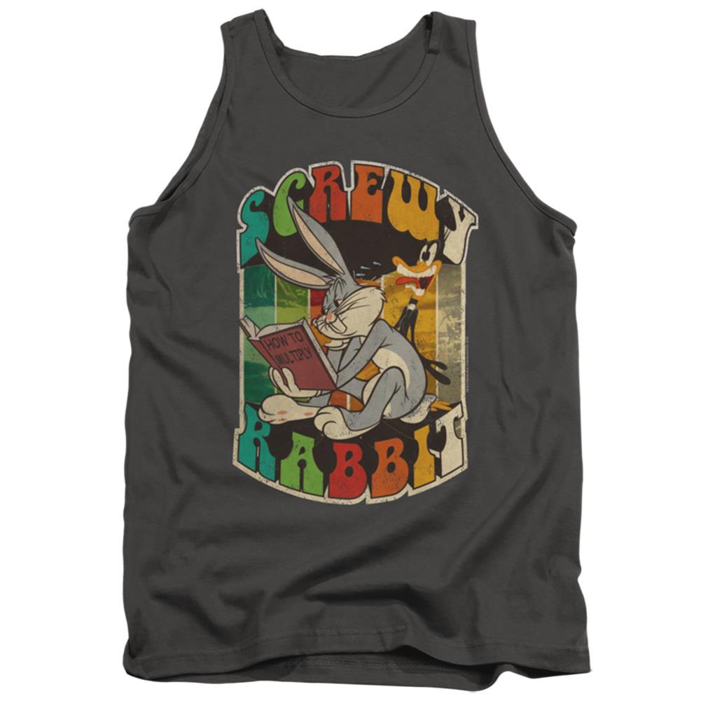 Looney Tunes Screwy Rabbit Men's 18/1 Cotton Tank Top