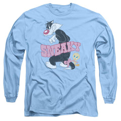 Looney Tunes Sneaky Men's 18/1 Cotton Long-Sleeve T-Shirt