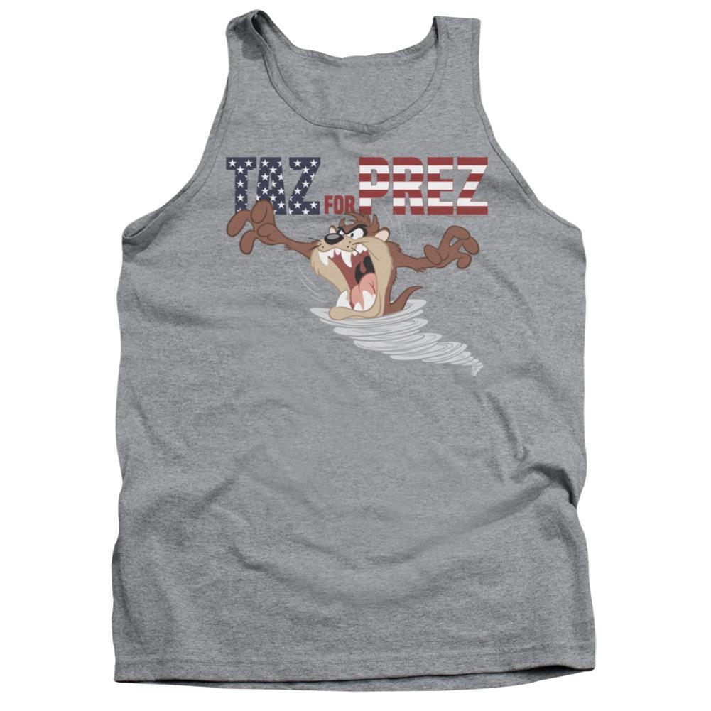 Looney Tunes Taz For Prez 3 Men's 18/1 Cotton Tank Top