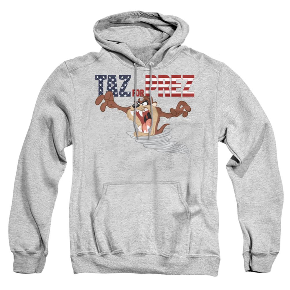 Looney Tunes Taz For Prez 3 Men's Pull-Over 75 25 Poly Hoodie