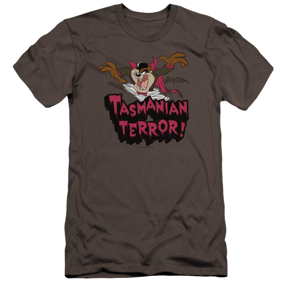 Looney Tunes Taz Terror Men's Ultra-Soft 30/1 Cotton Slim Short-Sleeve T-Shirt