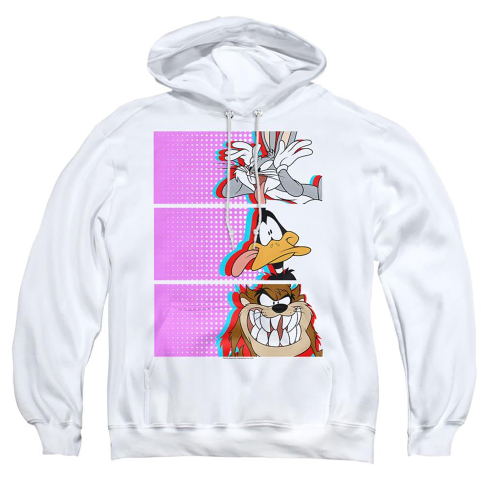 Looney Tunes Tiles Men's Pull-Over 75 25 Poly Hoodie