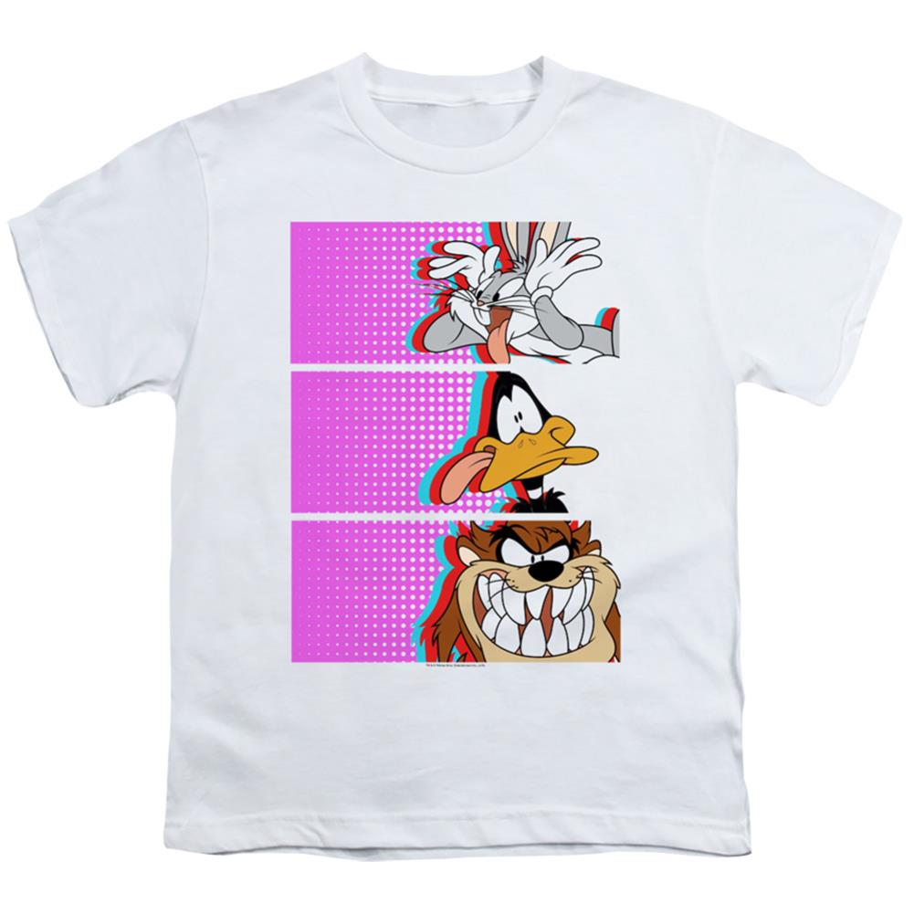 Looney Tunes Tiles Youth 18/1 100% Cotton Short-Sleeve T-Shirt