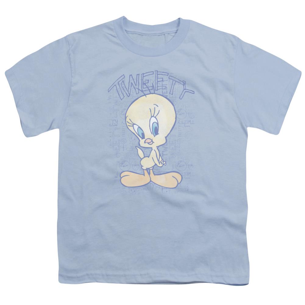 Looney Tunes Tweety Fade Youth 18/1 100% Cotton Short-Sleeve T-Shirt