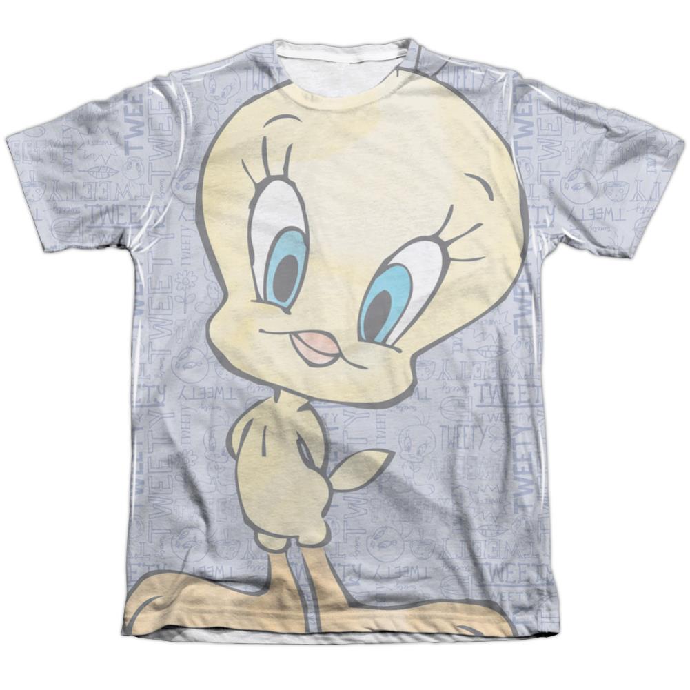 Looney Tunes Tweety Girl Men's Regular Fit Poly Cotton Short-Sleeve T-Shirt