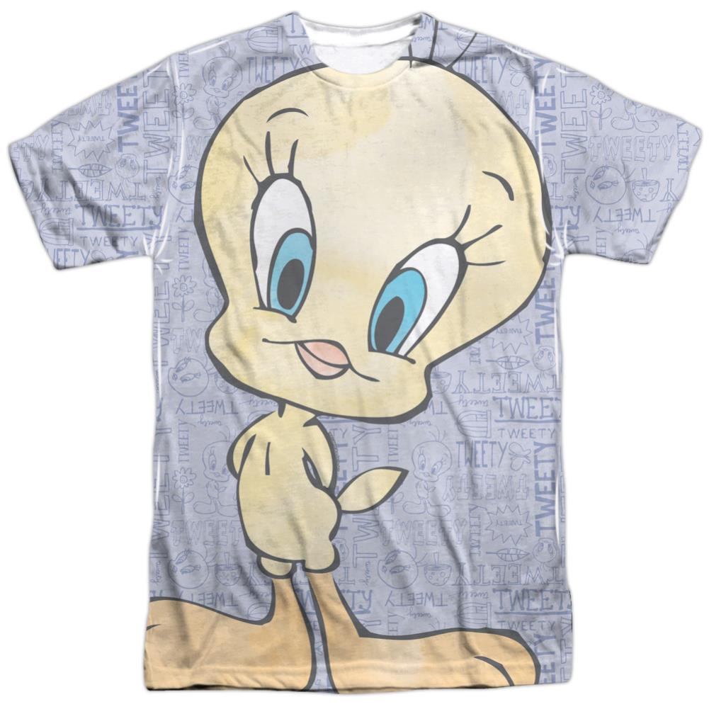 Looney Tunes Tweety Girl Men's Regular Fit Polyester Short-Sleeve T-Shirt