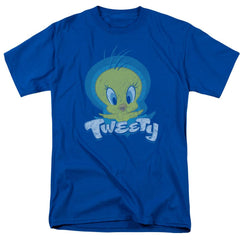 Looney Tunes Tweety Swirl Men's 18/1 Cotton Short-Sleeve T-Shirt