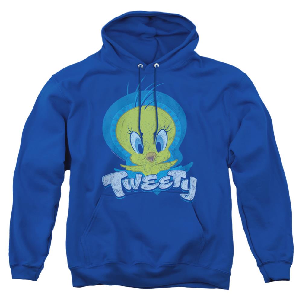 Looney Tunes Tweety Swirl Men's Pull-Over 75 25 Poly Hoodie