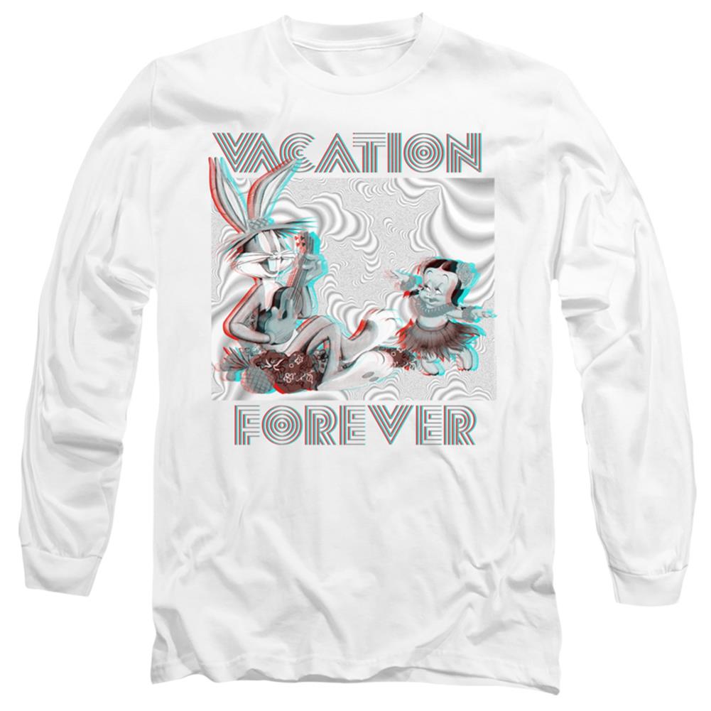 Looney Tunes Vacation Forever Men's 18/1 Cotton Long-Sleeve T-Shirt