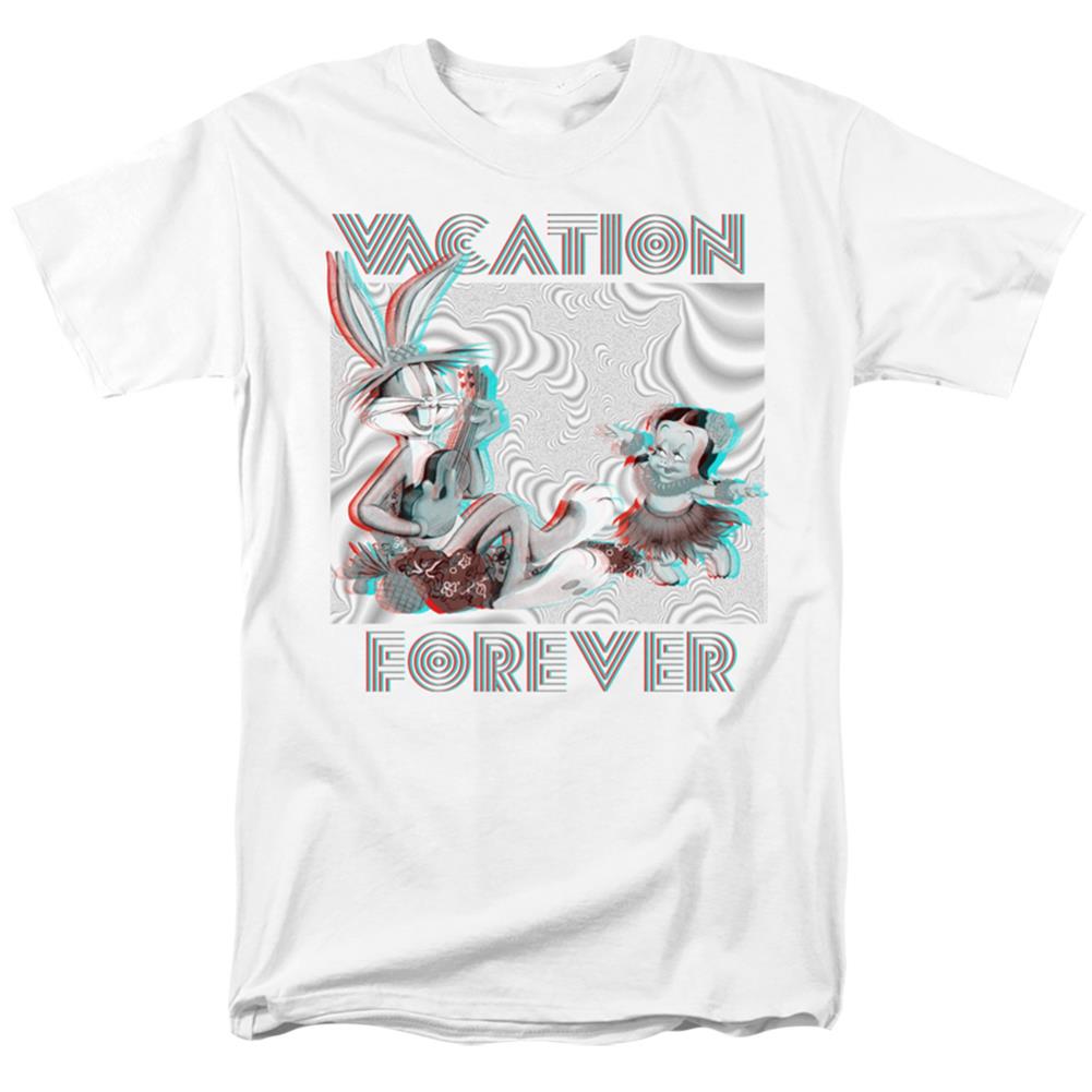 Looney Tunes Vacation Forever Men's 18/1 Cotton Short-Sleeve T-Shirt
