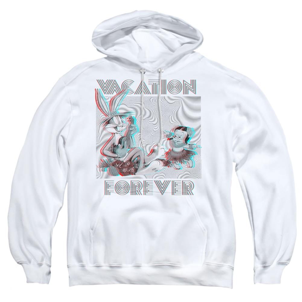 Looney Tunes Vacation Forever Men's Pull-Over 75 25 Poly Hoodie
