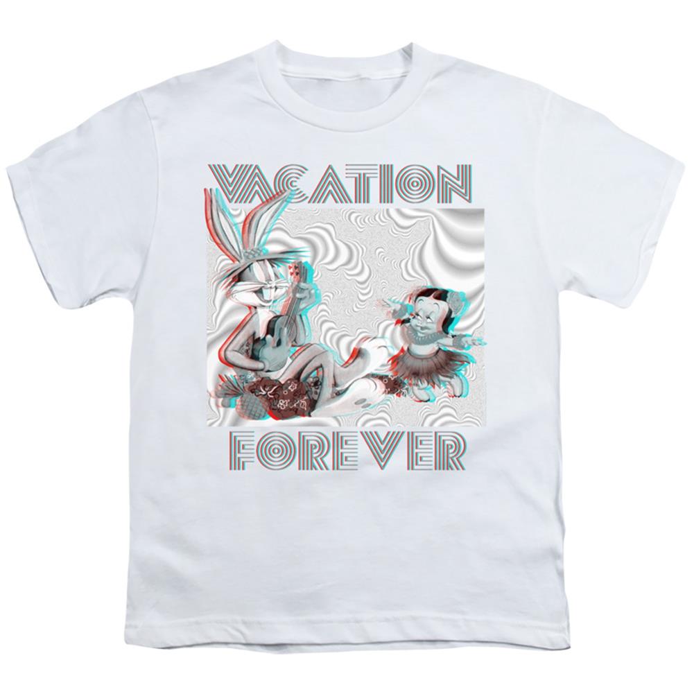 Looney Tunes Vacation Forever Youth 18/1 100% Cotton Short-Sleeve T-Shirt