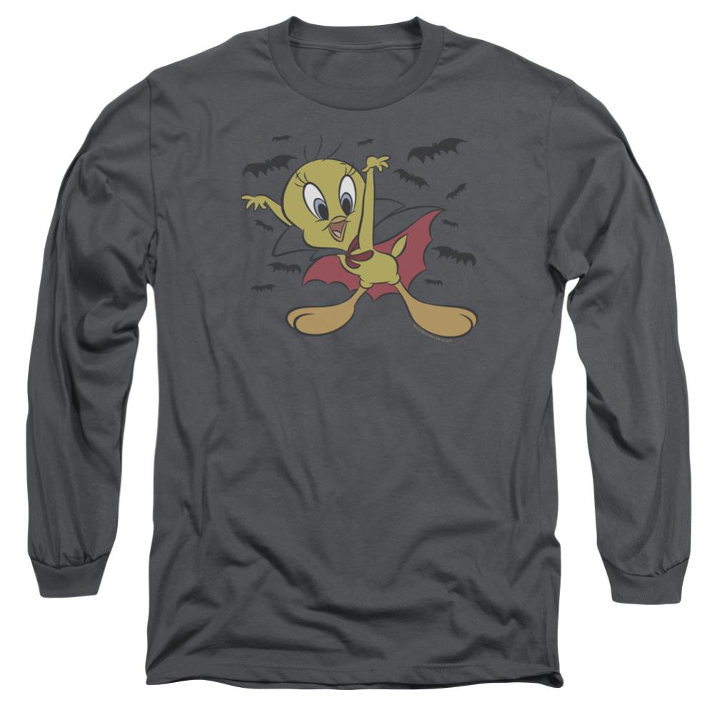 Looney Tunes Vampire Tweety Men's 18/1 Cotton Long-Sleeve T-Shirt