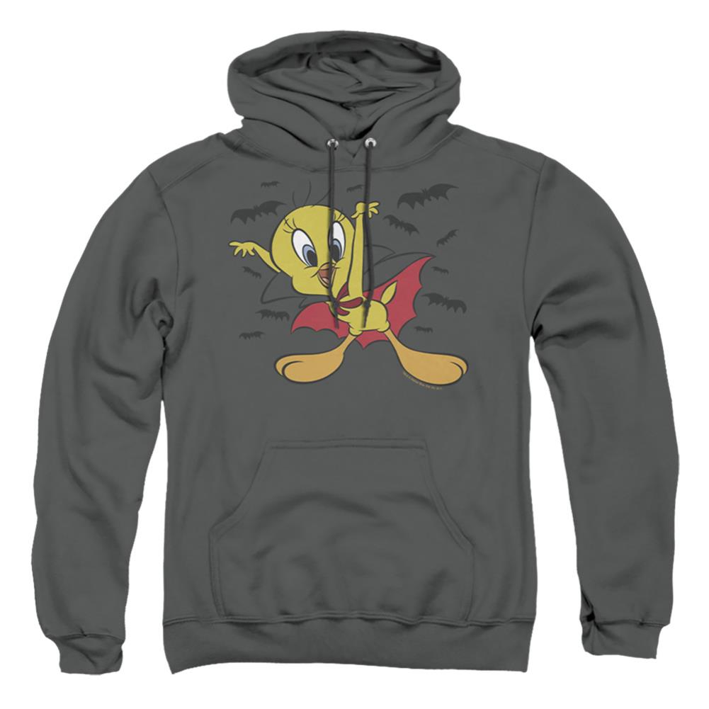 Looney Tunes Vampire Tweety Men's Pull-Over 75 25 Poly Hoodie