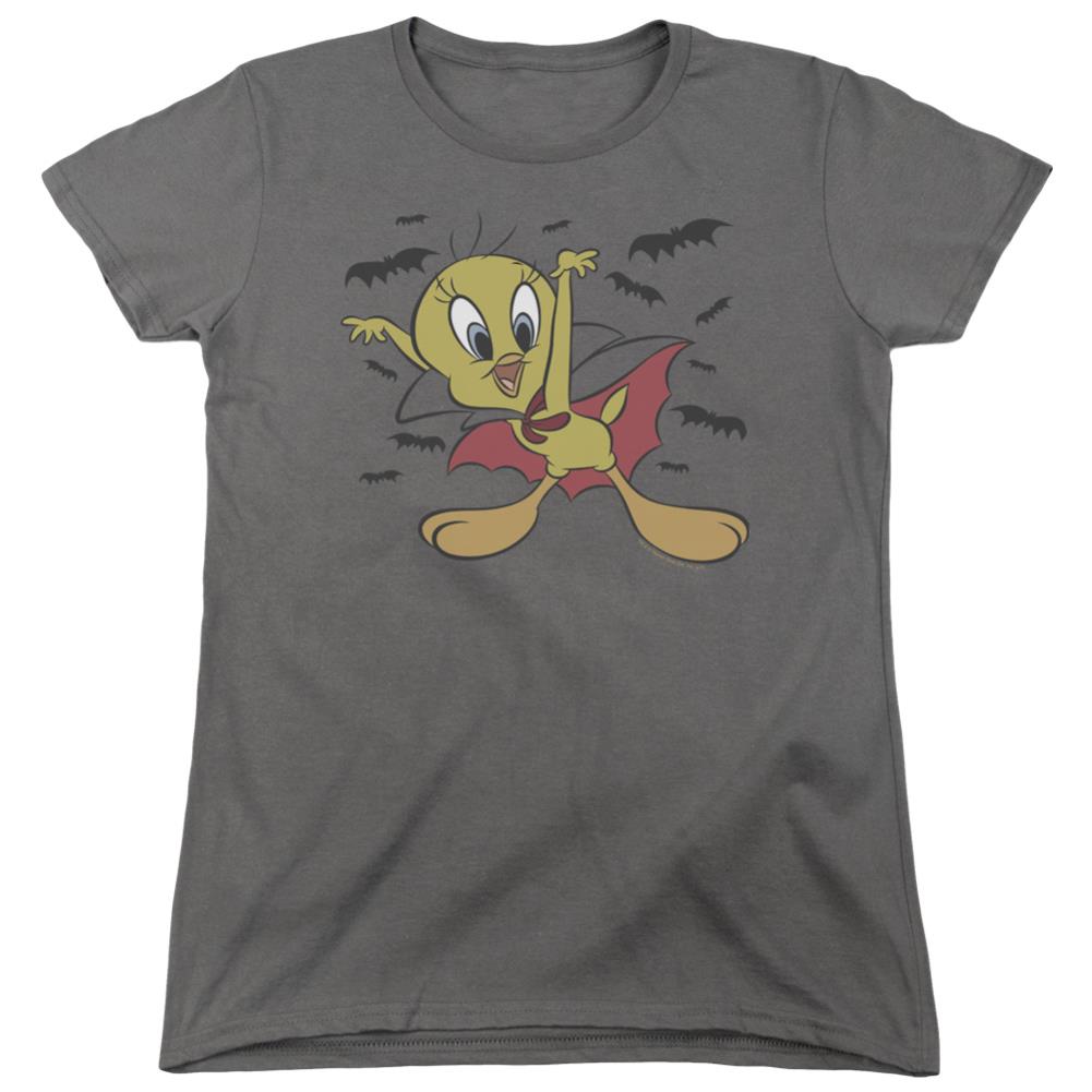 Looney Tunes Vampire Tweety Women's 18/1 Cotton Short-Sleeve T-Shirt